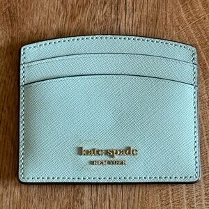 Kate Spade Card Holder in Dusty Blue